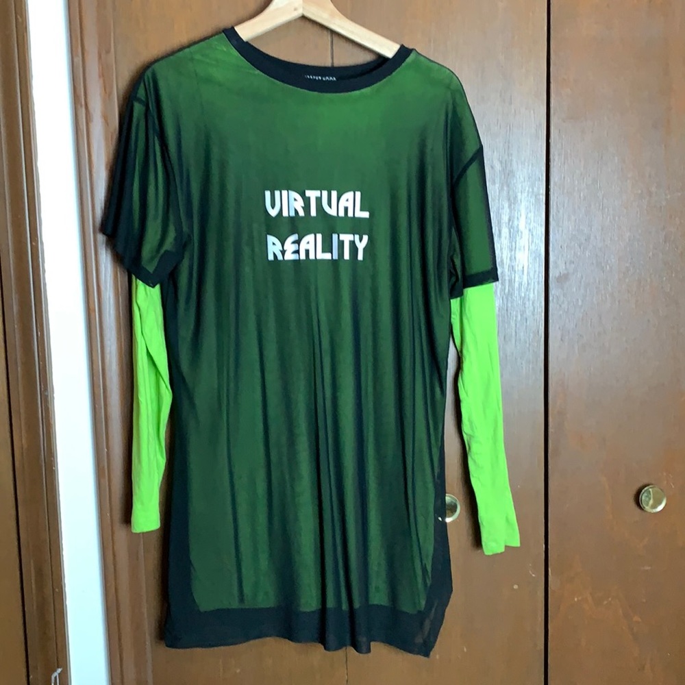 Dolls kill virtual reality long sleeve shirt